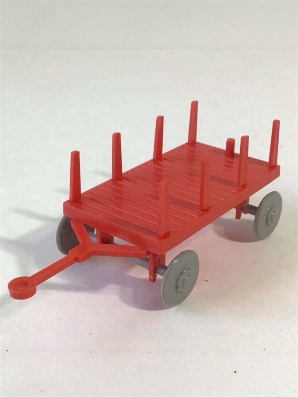 Vintage Plasticville Flatbed Farm Implement Wagon O Scale Model Railroad Scenery